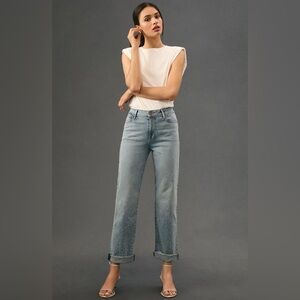 Fidelity Cali Straight Leg Crystal Jeans
